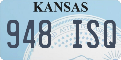 KS license plate 948ISQ