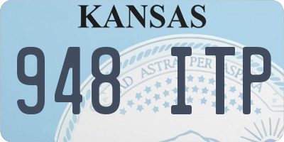 KS license plate 948ITP