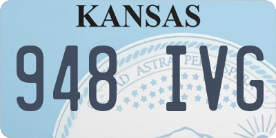 KS license plate 948IVG
