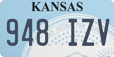 KS license plate 948IZV