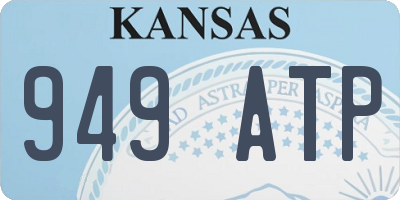 KS license plate 949ATP