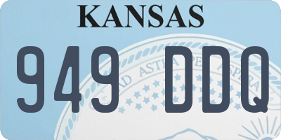 KS license plate 949DDQ