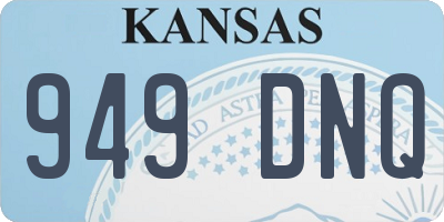 KS license plate 949DNQ