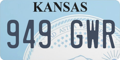 KS license plate 949GWR