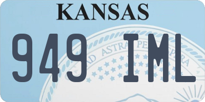 KS license plate 949IML