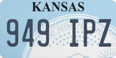 KS license plate 949IPZ
