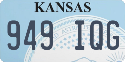 KS license plate 949IQG