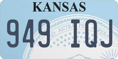 KS license plate 949IQJ