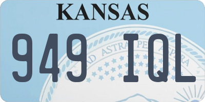 KS license plate 949IQL