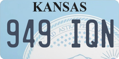KS license plate 949IQN