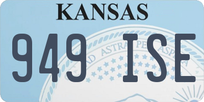 KS license plate 949ISE