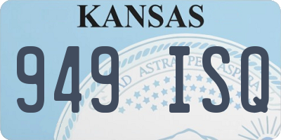 KS license plate 949ISQ