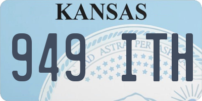 KS license plate 949ITH