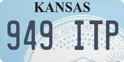 KS license plate 949ITP