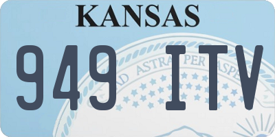 KS license plate 949ITV