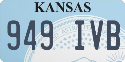 KS license plate 949IVB