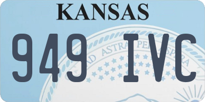 KS license plate 949IVC