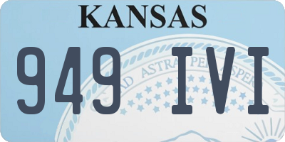 KS license plate 949IVI
