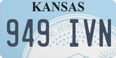 KS license plate 949IVN