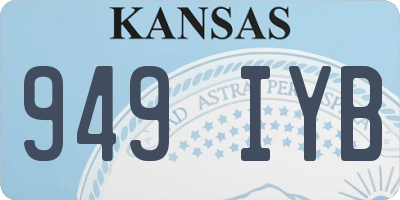 KS license plate 949IYB