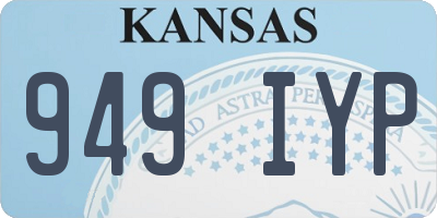 KS license plate 949IYP