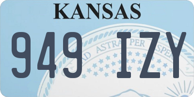 KS license plate 949IZY
