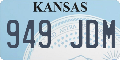 KS license plate 949JDM