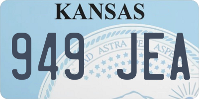 KS license plate 949JEA