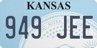 KS license plate 949JEE