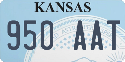 KS license plate 950AAT
