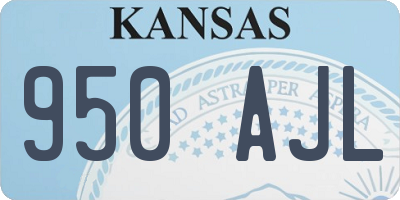 KS license plate 950AJL