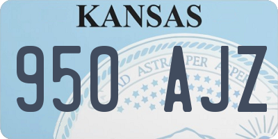 KS license plate 950AJZ