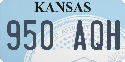 KS license plate 950AQH