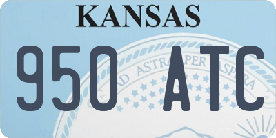 KS license plate 950ATC