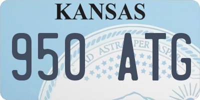 KS license plate 950ATG