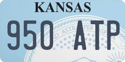KS license plate 950ATP