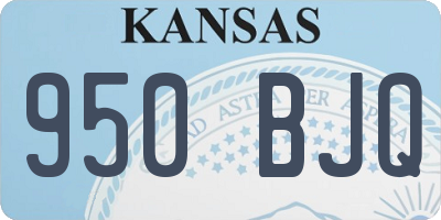 KS license plate 950BJQ