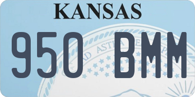 KS license plate 950BMM