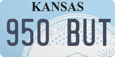 KS license plate 950BUT