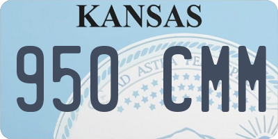 KS license plate 950CMM