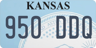 KS license plate 950DDQ