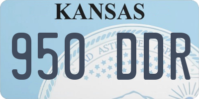 KS license plate 950DDR
