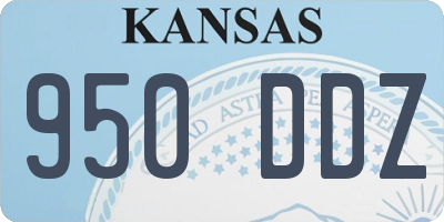 KS license plate 950DDZ