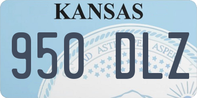 KS license plate 950DLZ