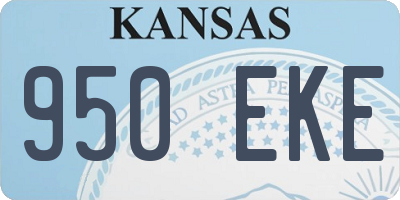 KS license plate 950EKE