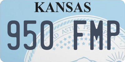 KS license plate 950FMP