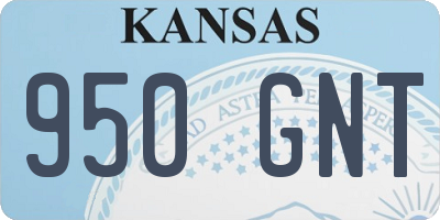 KS license plate 950GNT