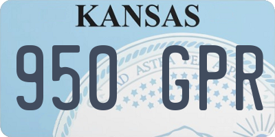 KS license plate 950GPR