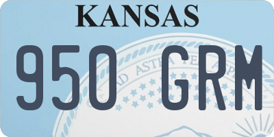 KS license plate 950GRM