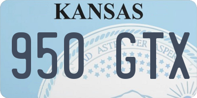 KS license plate 950GTX